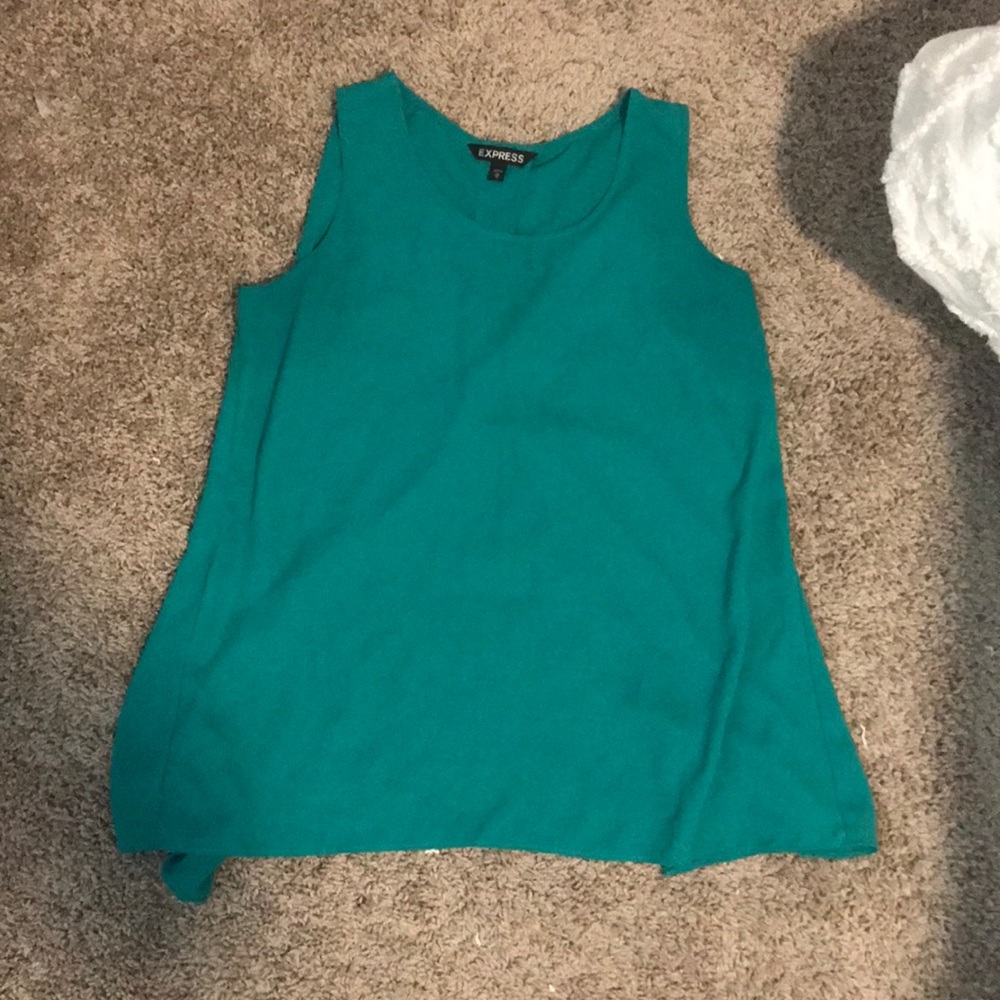 Express tank top with an open back